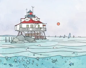 Chesapeake bay kids art print 880x