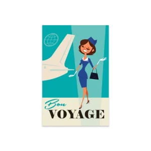 Bon+Voyage+On+Plastic+ +Acrylic+by+Gary+Godel+Print